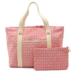 BULGARI ✨Logomania Sophia Tote with Pouch NWT
